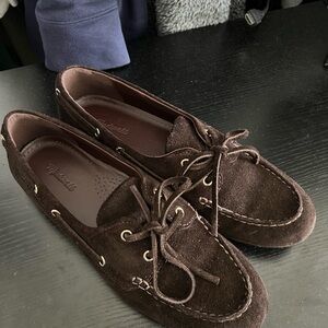 Women’s Brown Suede Boat Shoes - Madewell